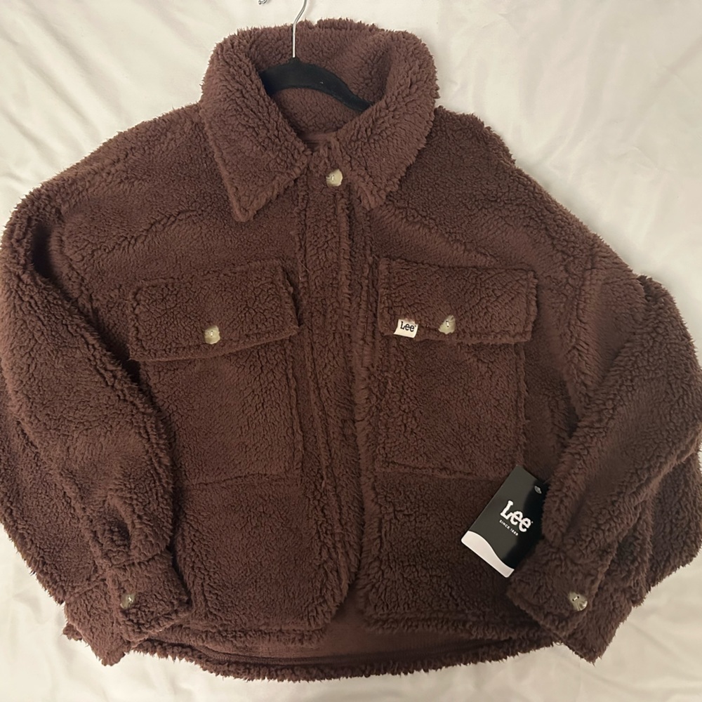 Lee High Pile Sherpa Jacket, Brown